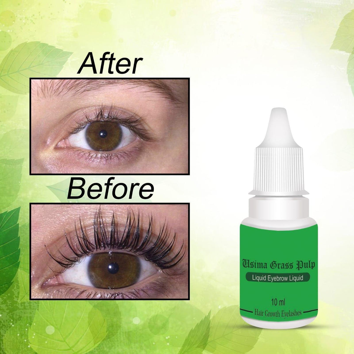 Pair of Drpshippr hair growth eyelashes in a pack of 2, designed to enhance eyelash length and fullness.