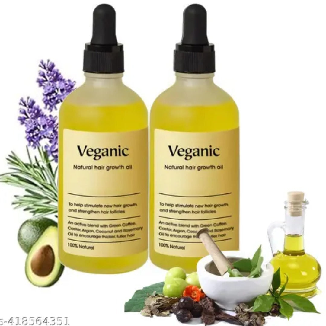Organic rosemary hair oil in a 50ml bottle from Drpshippr, designed to promote hair growth and improve scalp health.