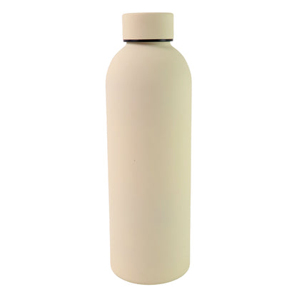 Wukusy stainless steel double wall vacuum-insulated water bottle in mixed colors, 500ml capacity, suitable for home and kitchen use.