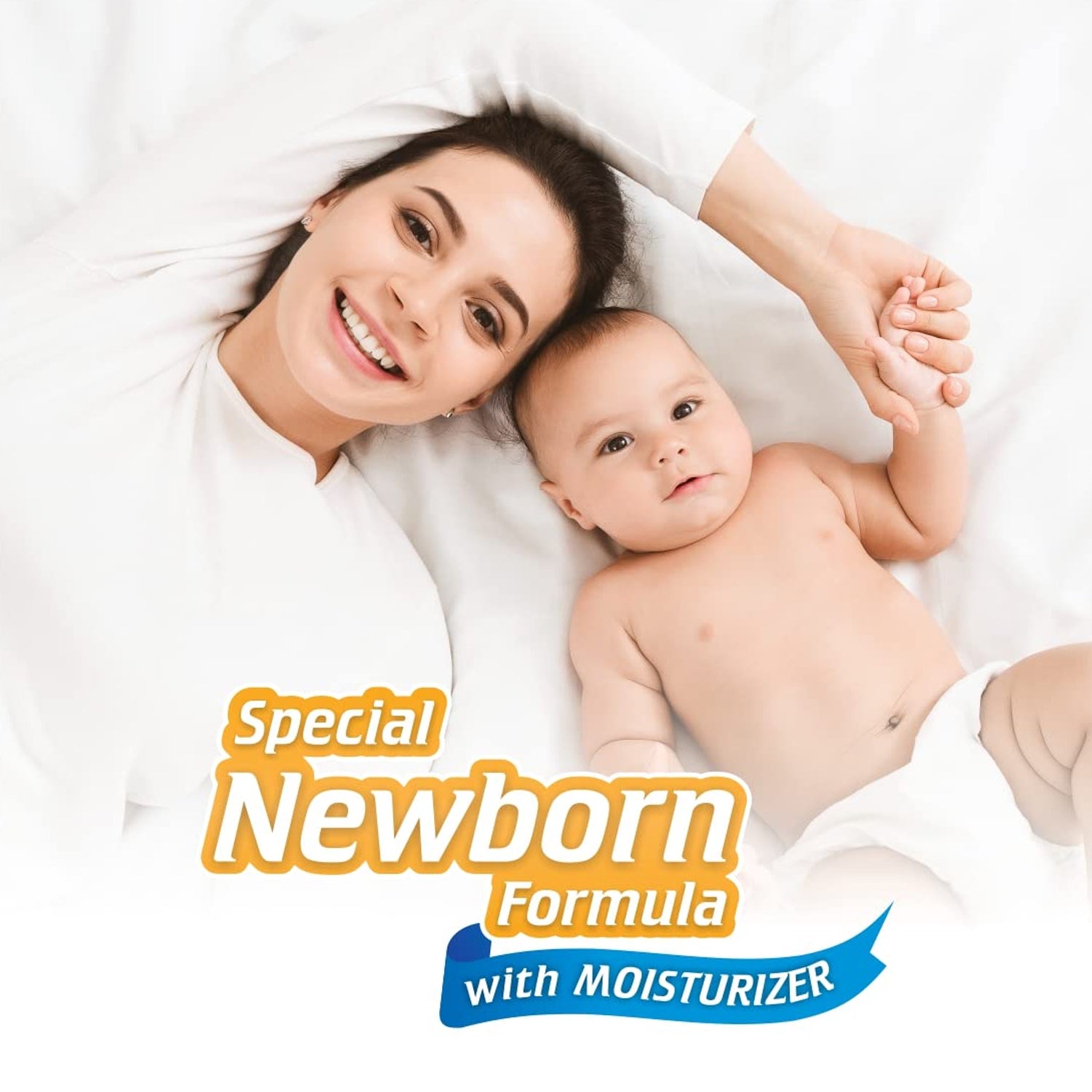 Wukusy Tulips Sensitive Baby Wet Wipes in a set, soft and gentle for baby's delicate skin, with floral tulip packaging.