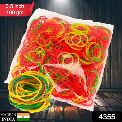Multicolored nylon rubber bands from Wukusy, flexible and reusable for office, home, and kitchen accessories.