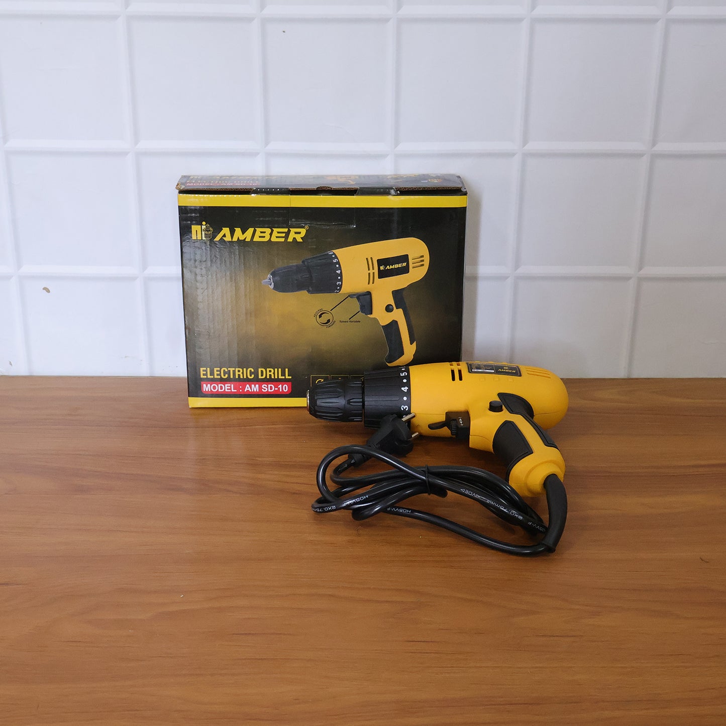 Wukusy high performance 280W electric drill machine with trigger and chuck, suitable for home and professional use