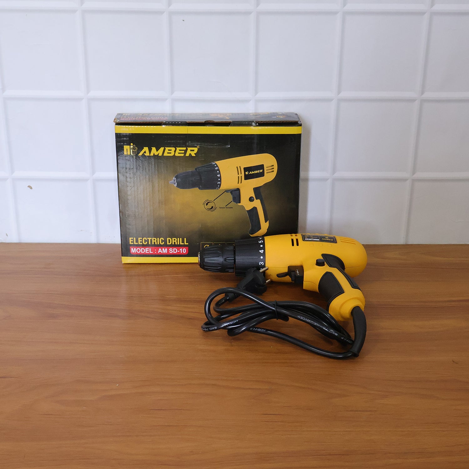Wukusy high performance 280W electric drill machine with trigger and chuck, suitable for home and professional use