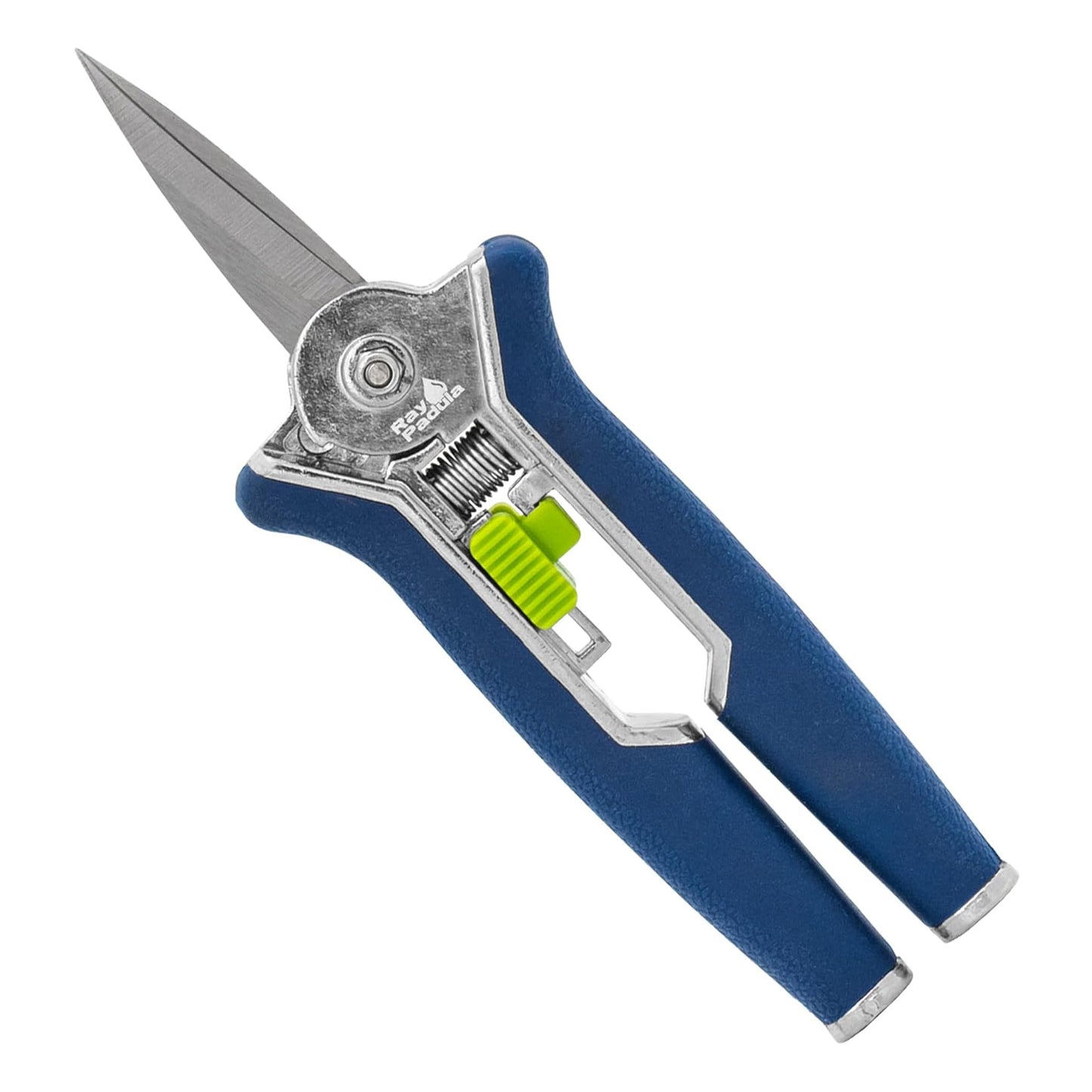 Wukusy Precision Micro Garden Snip pruning scissors with ergonomic handles for detailed gardening and plant trimming.
