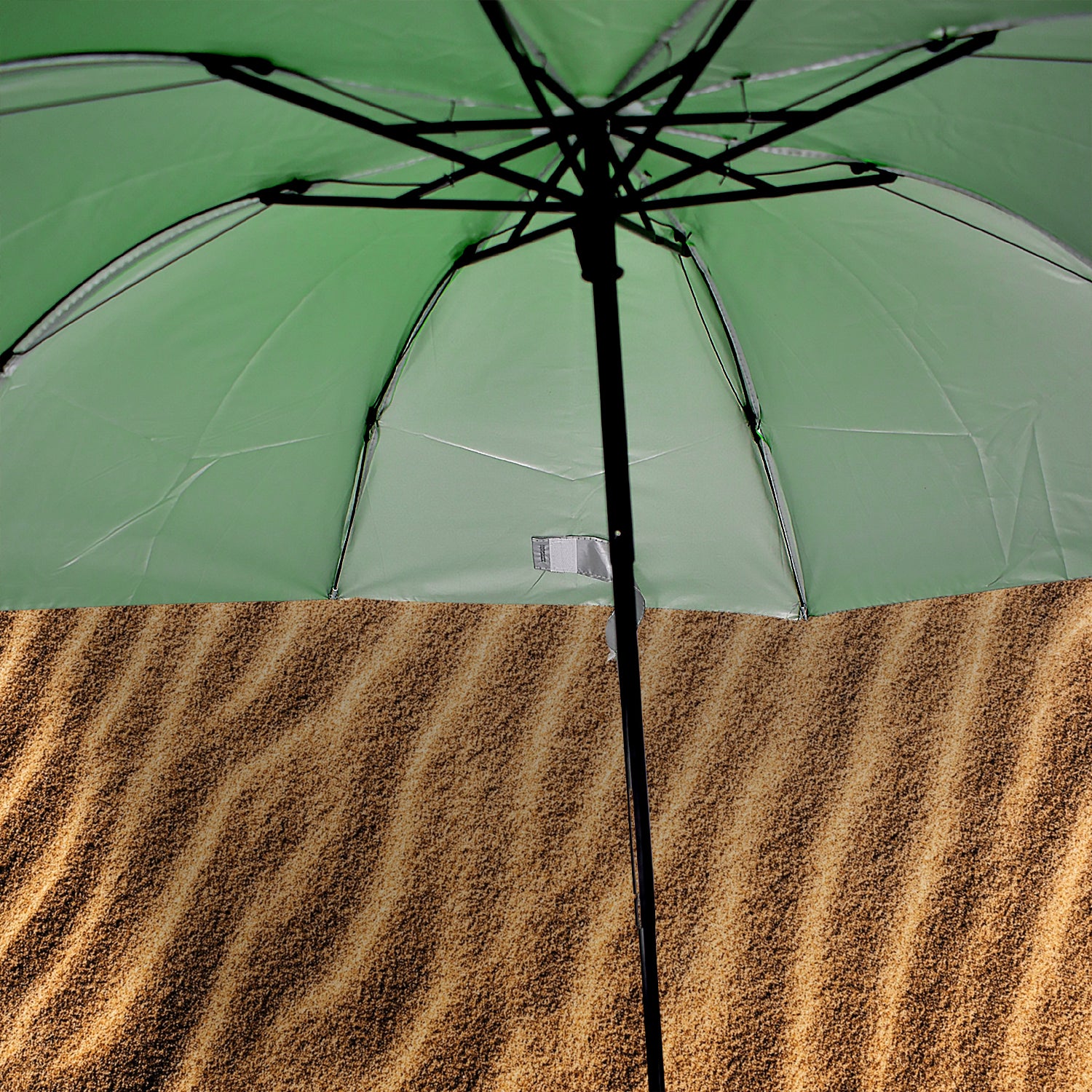 Wukusy 3-fold portable outdoor umbrella with UV protection, lightweight rain umbrella, foldable design, with carrying case for sun and rain.