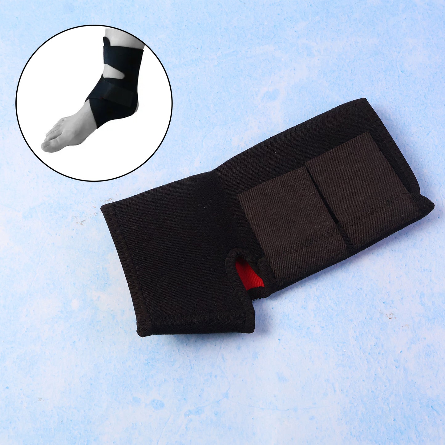 Wukusy adjustable open-patella knee support brace for sports, showing a black, breathable knee brace with open patella design.