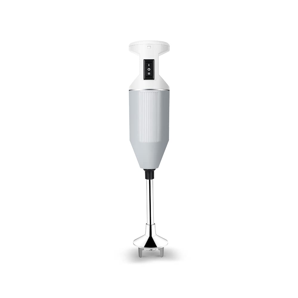 Seasons Maharaja Whiteline HB-141 250W grey hand blender with ergonomic handle and blending attachments.
