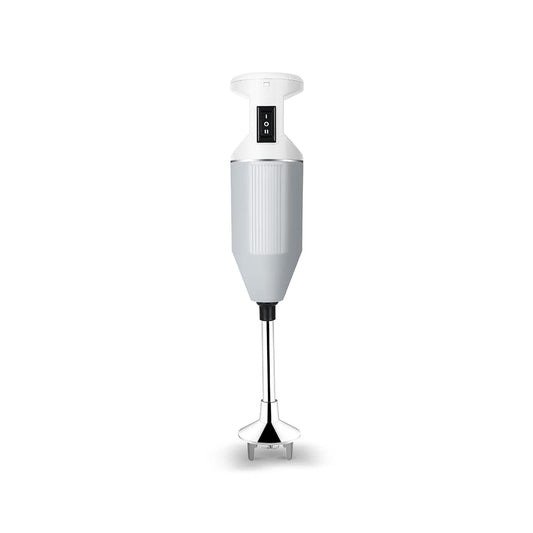Seasons Maharaja Whiteline HB-141 250W grey hand blender with ergonomic handle and blending attachments.