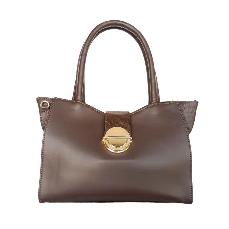 Ekom stylish women's shoulder handbag made with vegan leather, featuring a sleek design and top handle for versatile wear.