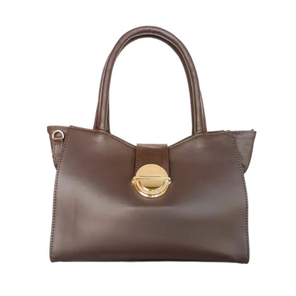Ekom stylish women's shoulder handbag made with vegan leather, featuring a sleek design and top handle for versatile wear.