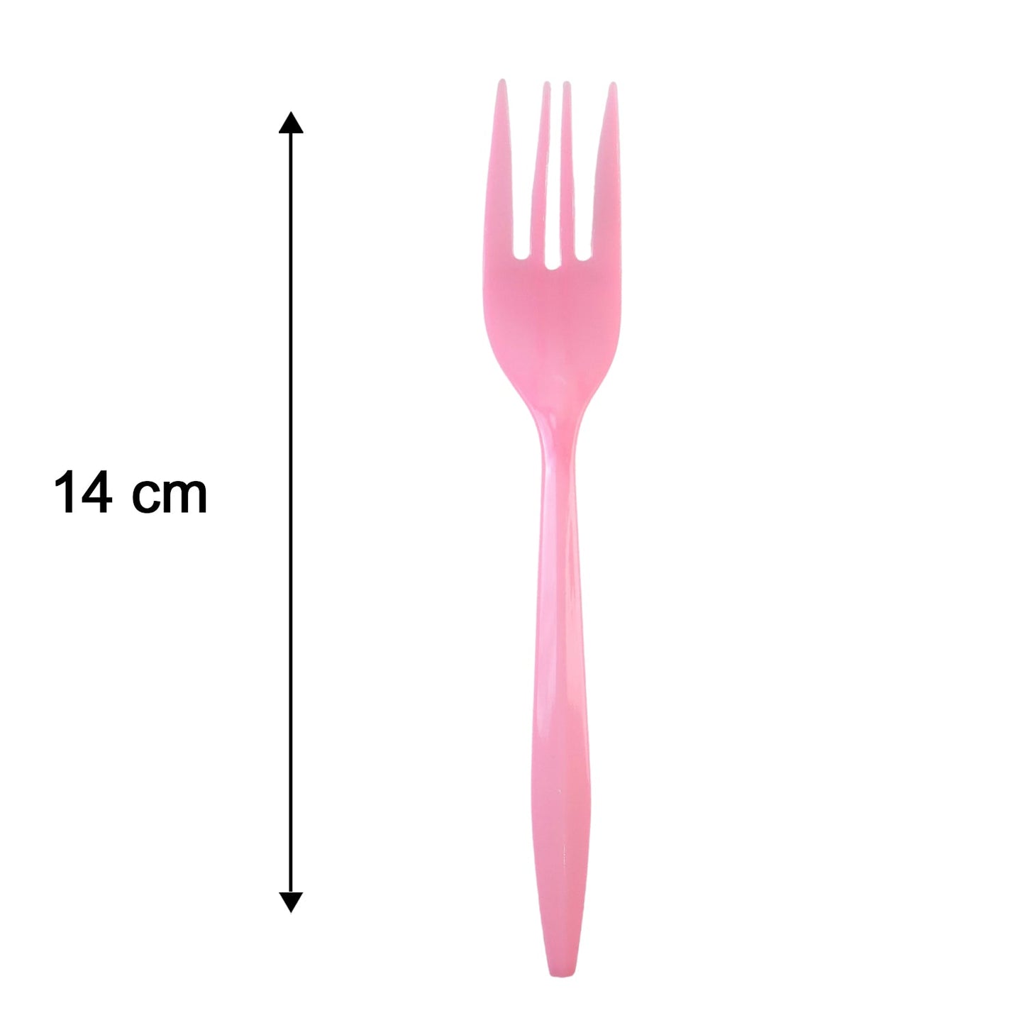 Set of 24 multicolour reusable plastic forks by Wukusy, unbreakable dinner forks for casual dining and picnics.