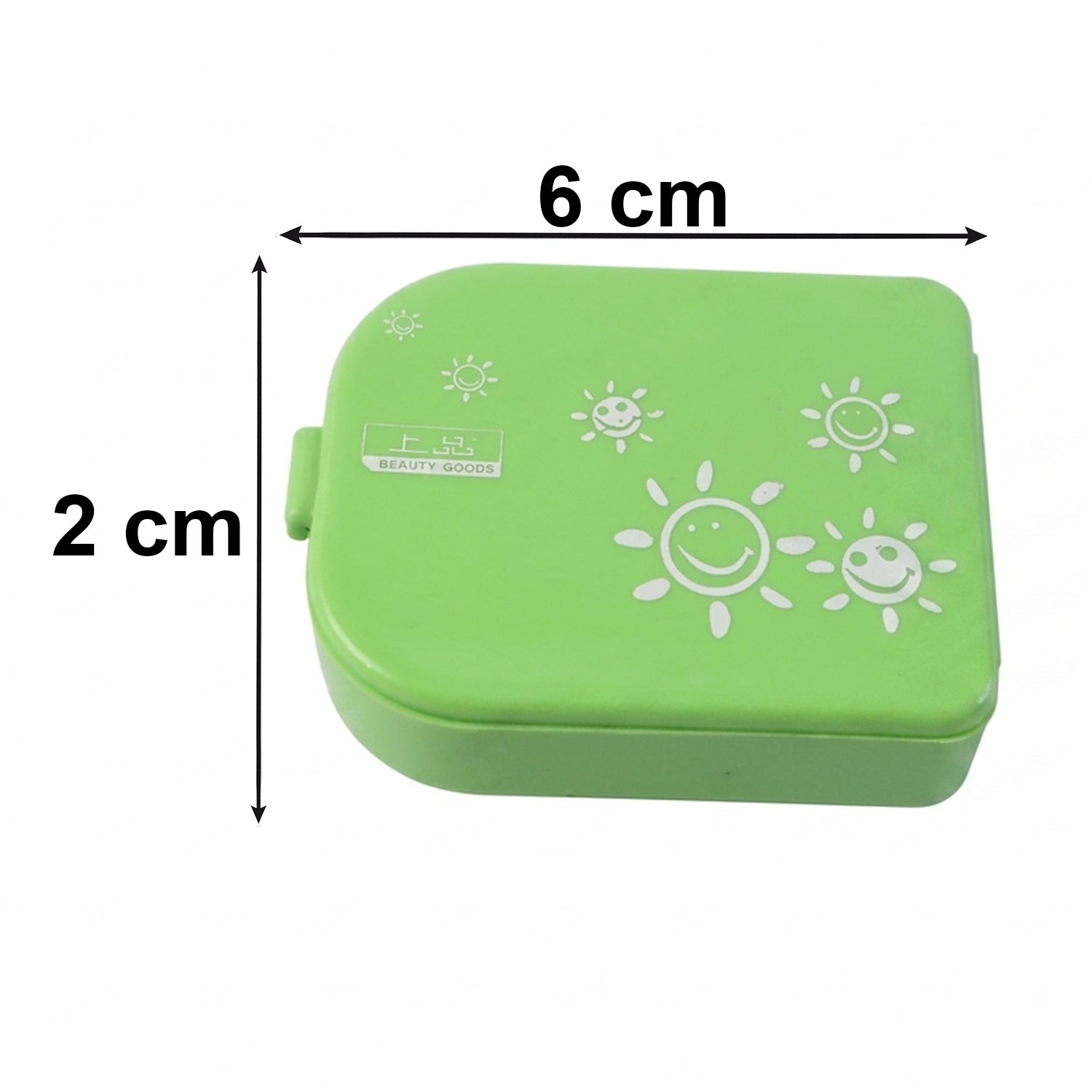 Wukusy 3-compartment plastic pill organizer box with portable medicine storage case for daily medication management