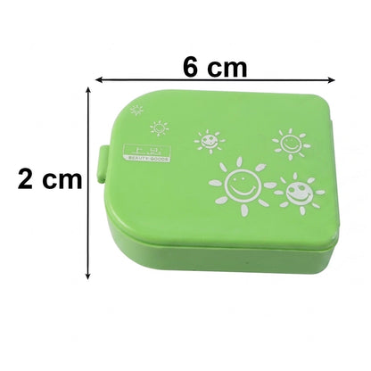 Wukusy 3-compartment plastic pill organizer box with portable medicine storage case for daily medication management