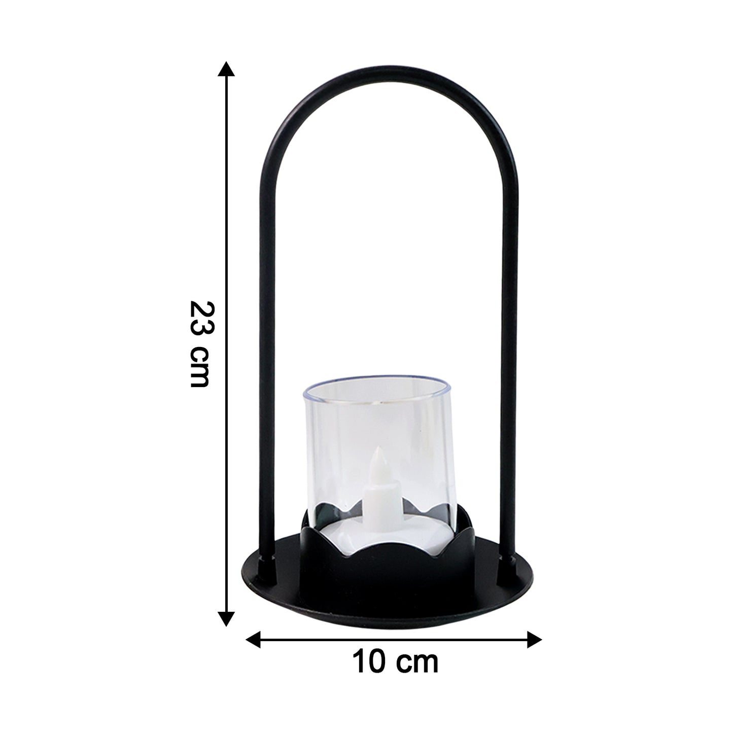 Six Wukusy decorative plastic flameless LED candles in a wind light style for home decor, showing warm flickering glow.