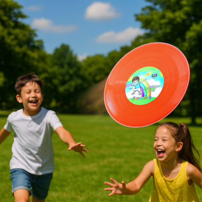 Wukusy Funwoods Big Outdoor Flying Disc toy for kids, designed for throwing and catching in outdoor play.