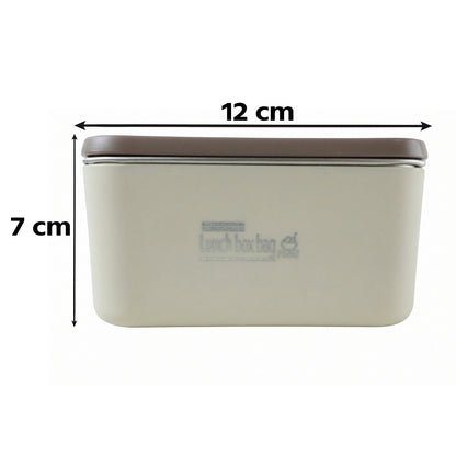 Wukusy insulated tiffin lunch box keeps food warm or cool, with a sleek design and secure lid for portable meal storage.