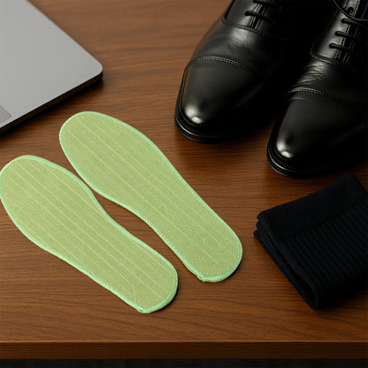 Wukusy premium comfort shoe insoles for size 39, providing daily foot support, with a mix of designs in a pair of orthotic inserts.