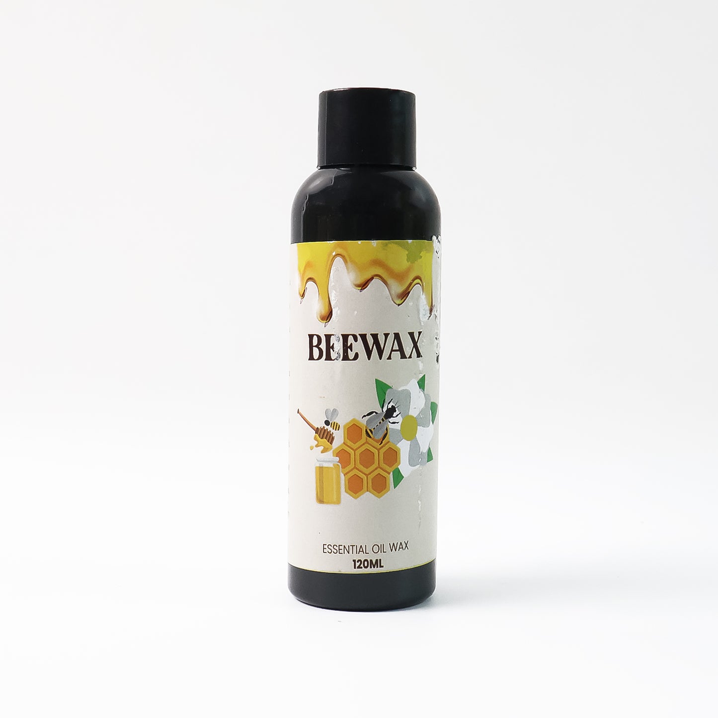 Wukusy beeswax essential oil wood polish spray set in 120ml bottles, featuring natural wood finish and aromatic beeswax scent.