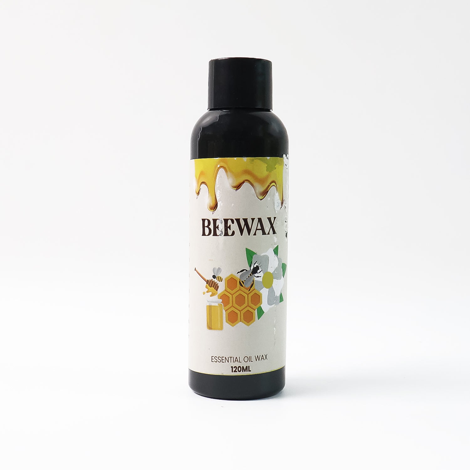 Wukusy beeswax essential oil wood polish spray set in 120ml bottles, featuring natural wood finish and aromatic beeswax scent.