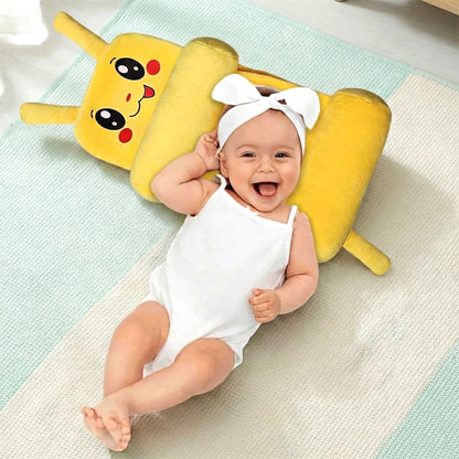 Baby sliding pillow by Wukusy with soft support design, featuring a cushioned, ergonomic shape for infant comfort and safety.