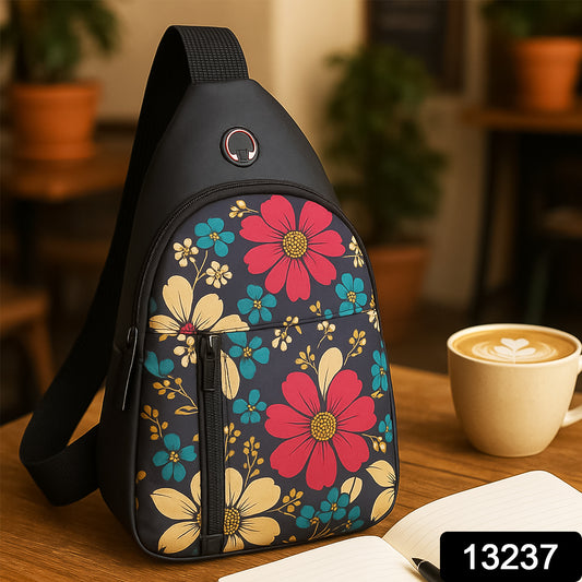 Wukusy waterproof waist bag with shoulder strap, USB charging port, earphone hook, ideal for travel and office use.