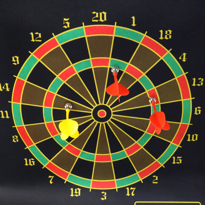 Wukusy magnetic dart board game set with colorful darts and magnetic surface for safe indoor play, ideal for children and families.