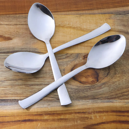 Set of three Wukusy Everyday Dining Spoons for home and kitchen use, featuring stainless steel design and comfortable handles.
