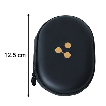 Wukusy portable earphone carrying case with a colorful mixed design, compact and protective for earbuds and accessories.