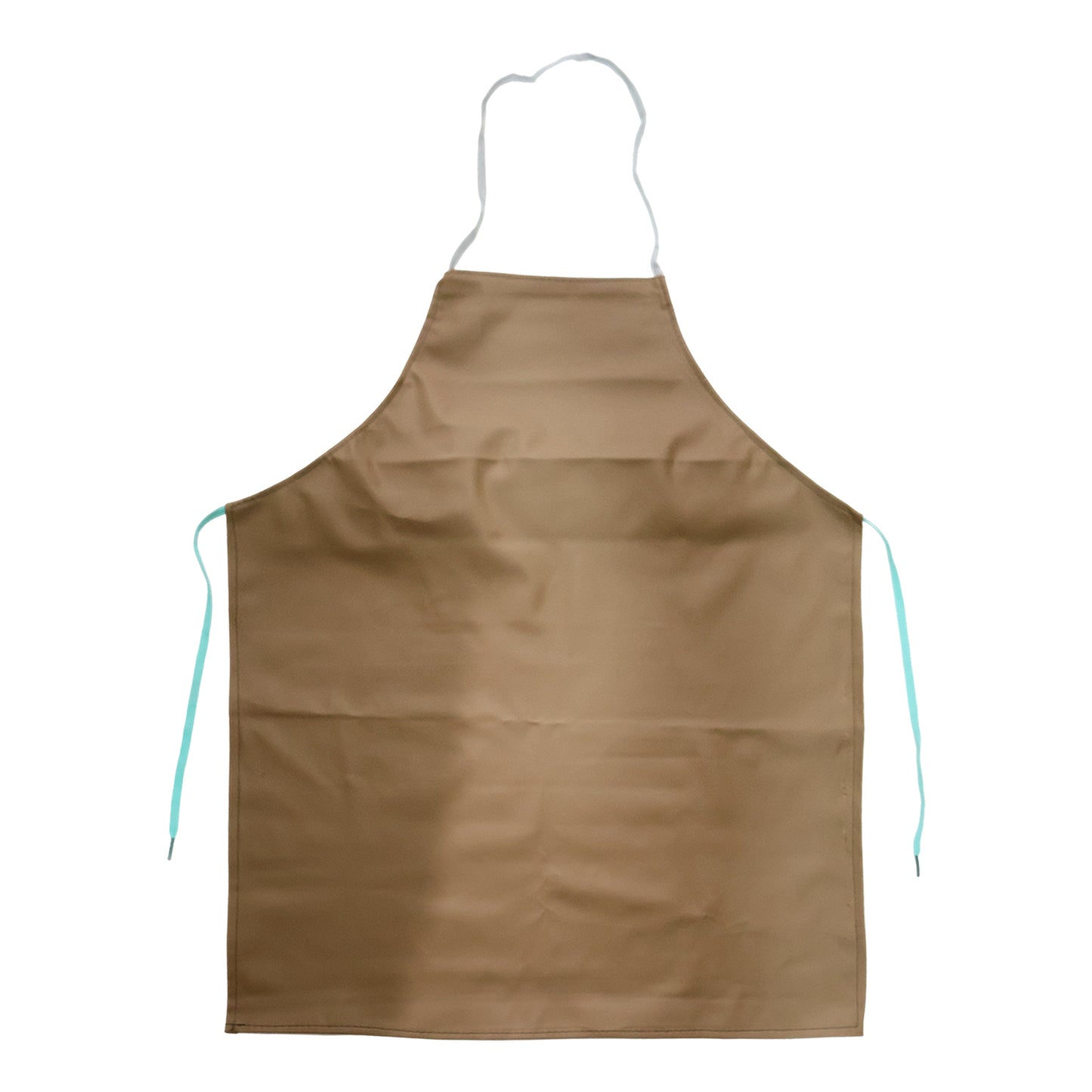 Wukusy premium full-cover chef apron in black fabric with adjustable neck strap and waist ties, designed for professional cooking.