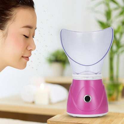 Wukusy Orbit Professional Facial Steamer 130W for health care, showing the sleek white device with steam nozzle and control panel