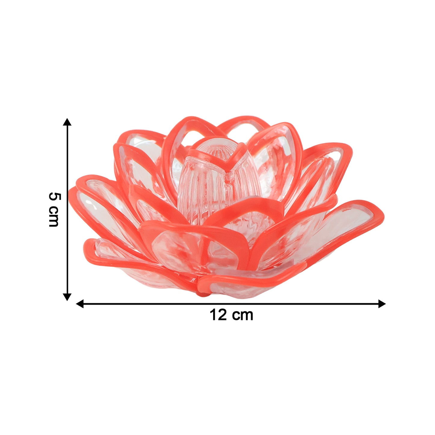 Set of 6 lotus-shaped LED flameless decorative candles for home decor, featuring elegant floral designs by Wukusy.