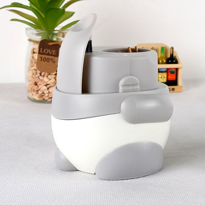Cute koala-shaped toothpick holder dispenser by Wukusy, featuring a detailed koala design with a functional opening for toothpicks.