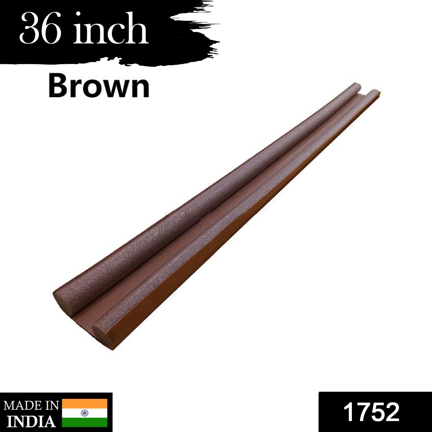 Wukusy 1752 twin door draft stopper guard for doors and windows, made of durable fabric, preventing drafts and energy loss.