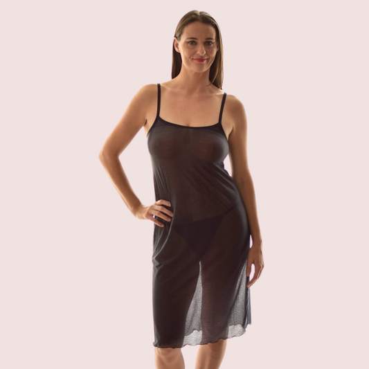 See-through La Femme Mystique nightwear by Snazzyway featuring delicate lace and sheer fabric, designed for elegant sleepwear.