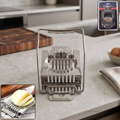 Stainless Steel Egg Slicer Cutter For Boiled Eggs Kitchen Egg Cutter (1 Pc)