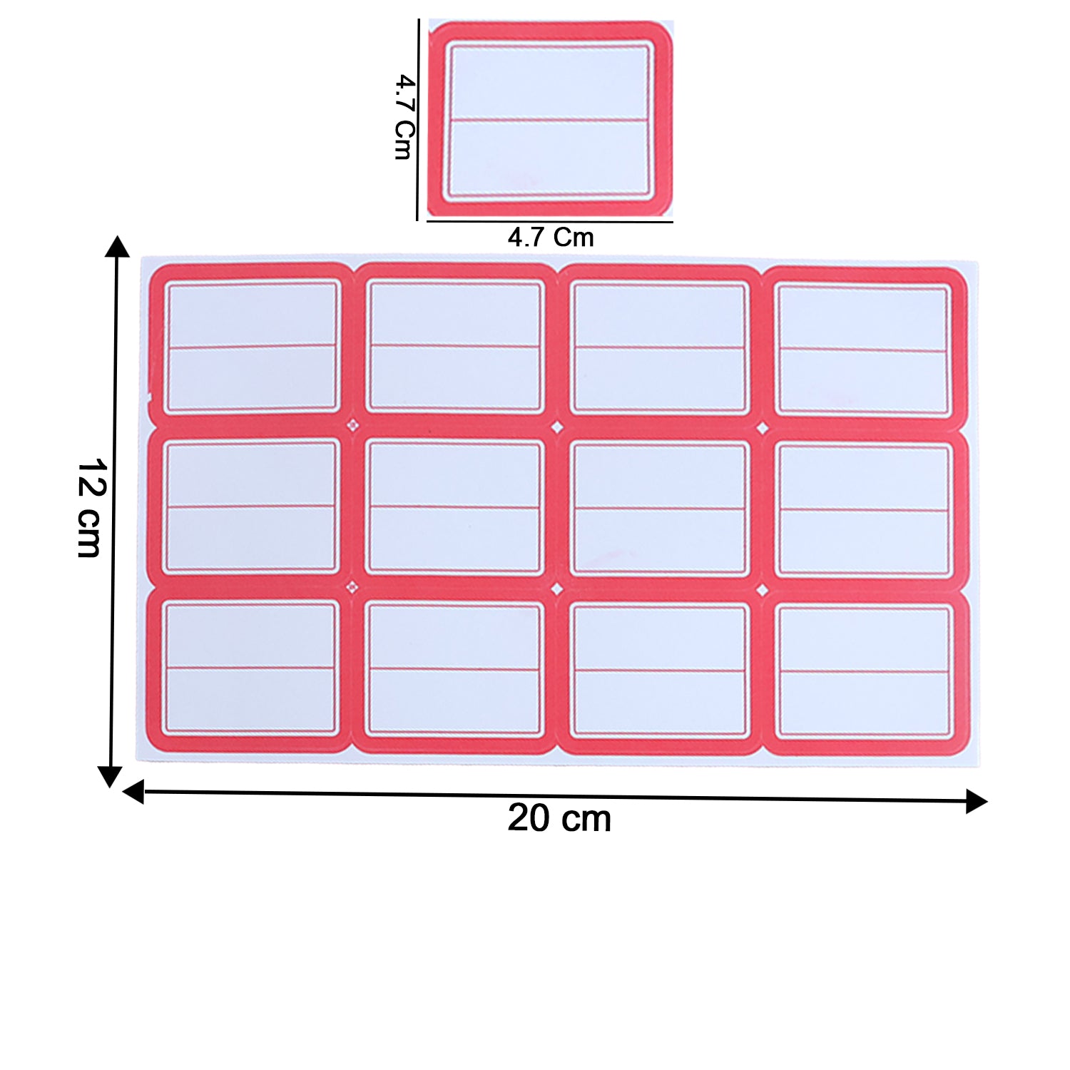 Wukusy writable label stickers on 50 sheets, featuring colorful, self-adhesive labels for organization and labeling tasks.