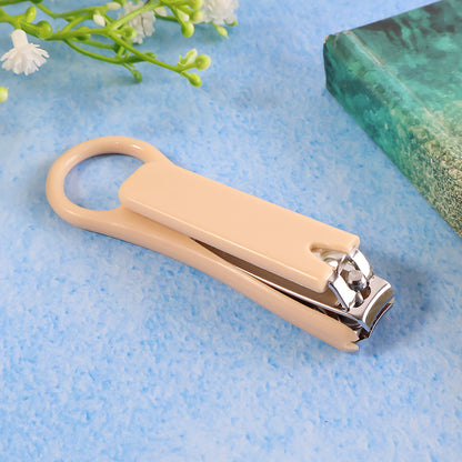 Wukusy ergonomic ring-handle nail clipper for precise grooming, featuring a comfortable grip and sharp cutting blades.
