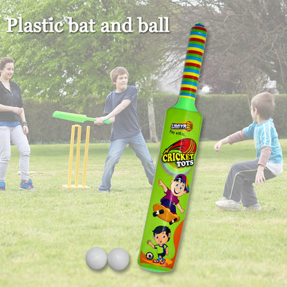 Lightweight plastic bat and ball hockey toy set for kids by Wukusy, suitable for indoor and outdoor play.