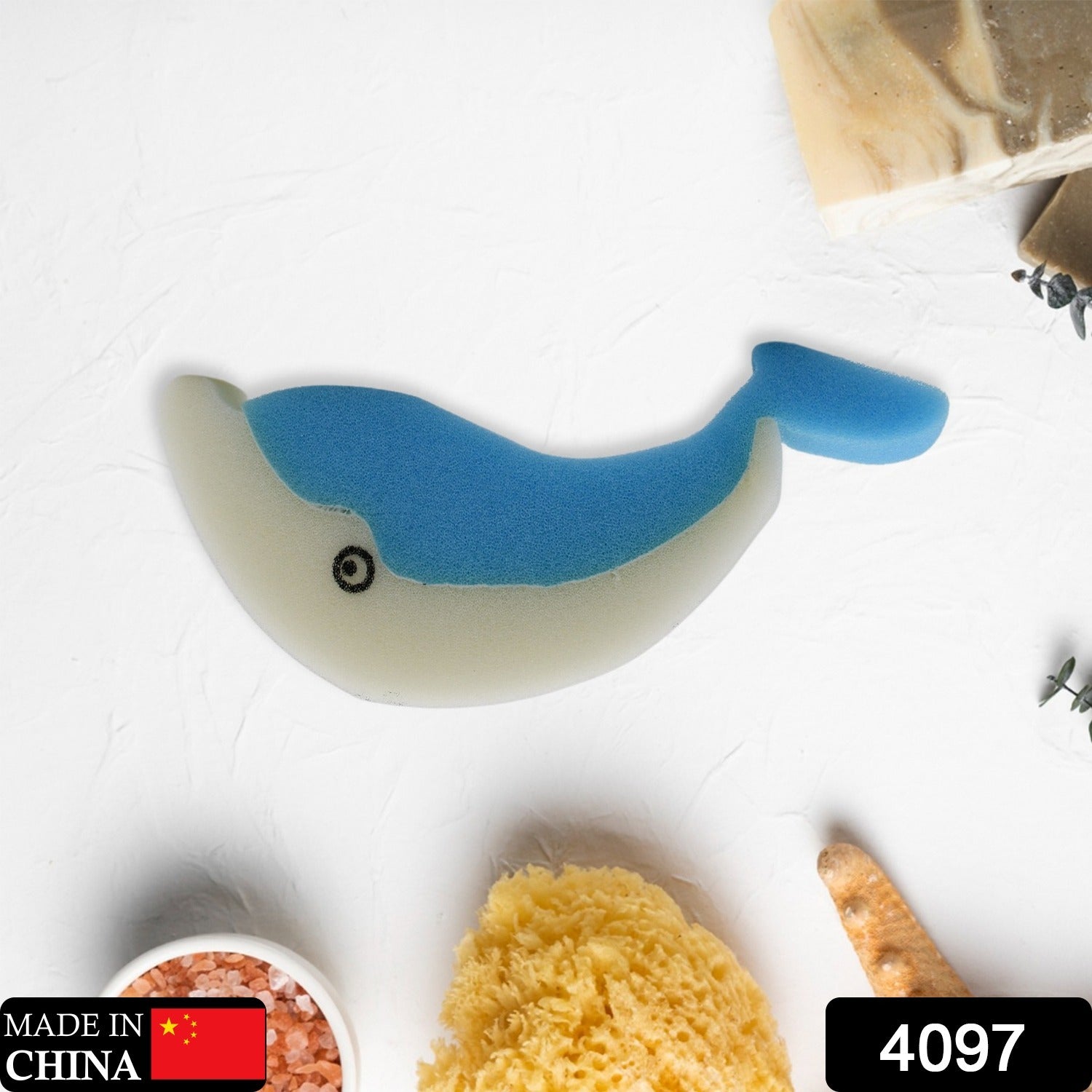 Wukusy Dolfin Sponge Wipe reusable kitchen cleaning sponge, multi-surface safe, easy to use, durable, and low maintenance.
