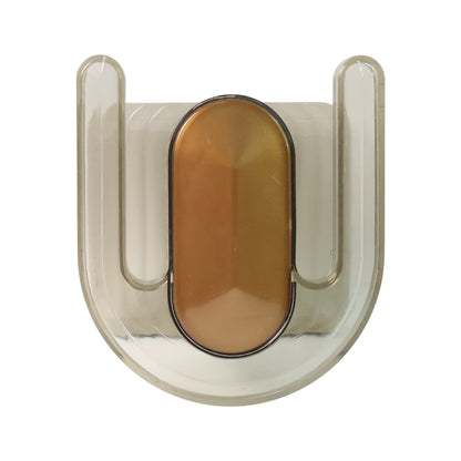 Wukusy self-adhesive wall mount slipper holder attached to a wall for organized footwear storage.