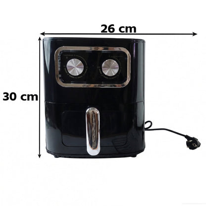 Wukusy Sutai Air Fryer Oven with 15L capacity, 2400W, oil-free cooking, digital display, and large countertop design.