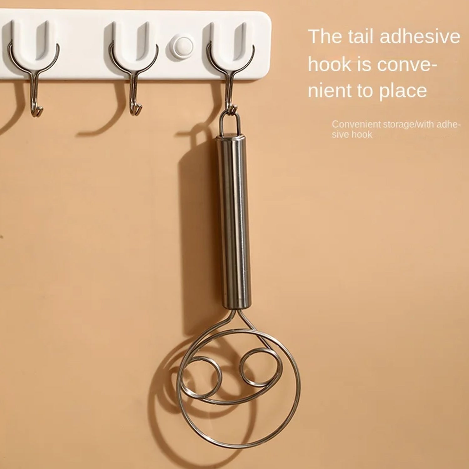 Wukusy stainless steel dough whisk for baking, ideal for mixing bread, cake, pastry, and pizza dough in the kitchen.