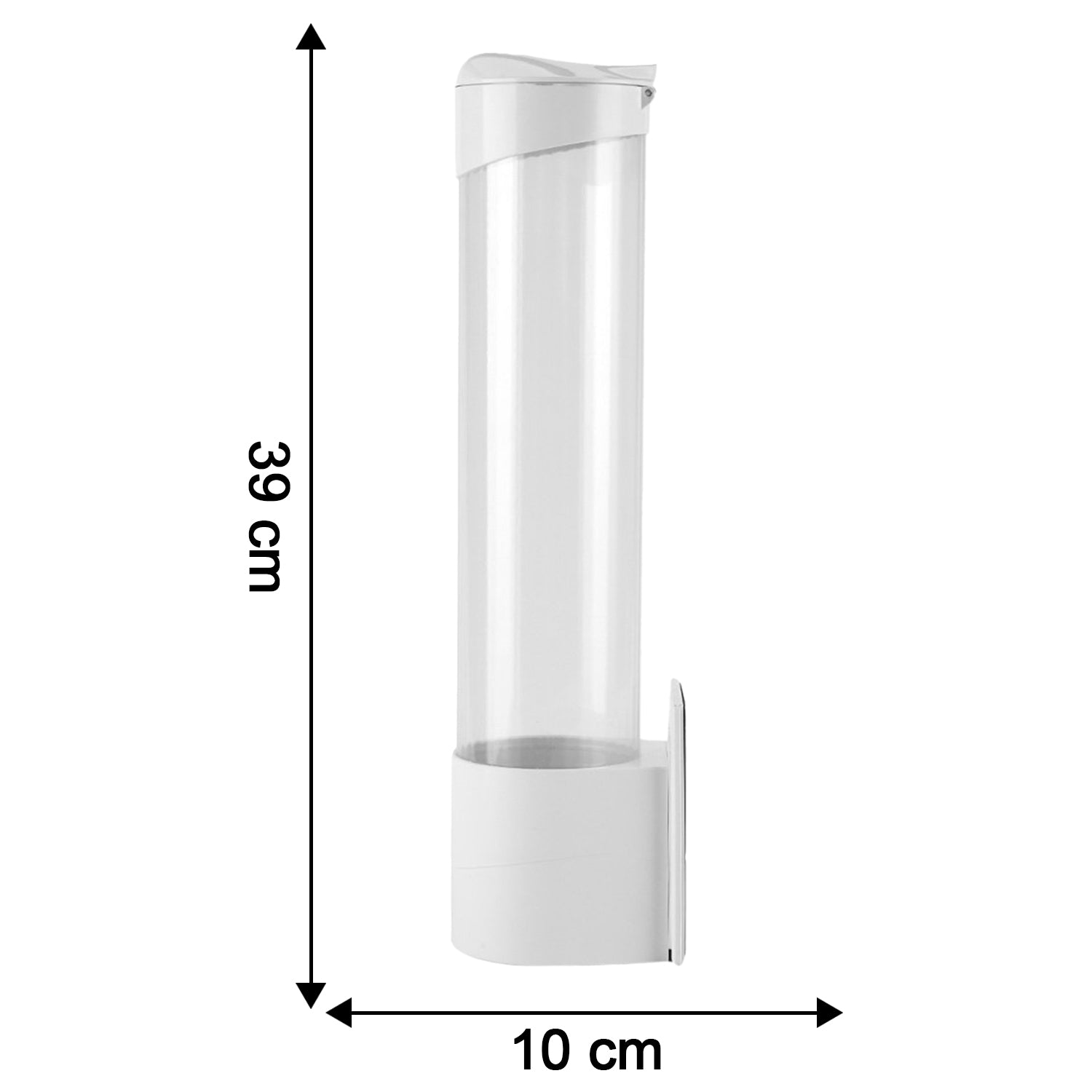 Wukusy automatic paper cup dispenser holder for home and kitchen use, with a sleek design for easy cup access.