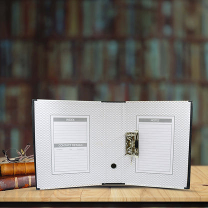 Wukusy office button clip box file paper holder organizer for documents, suitable for school, home, and office use.