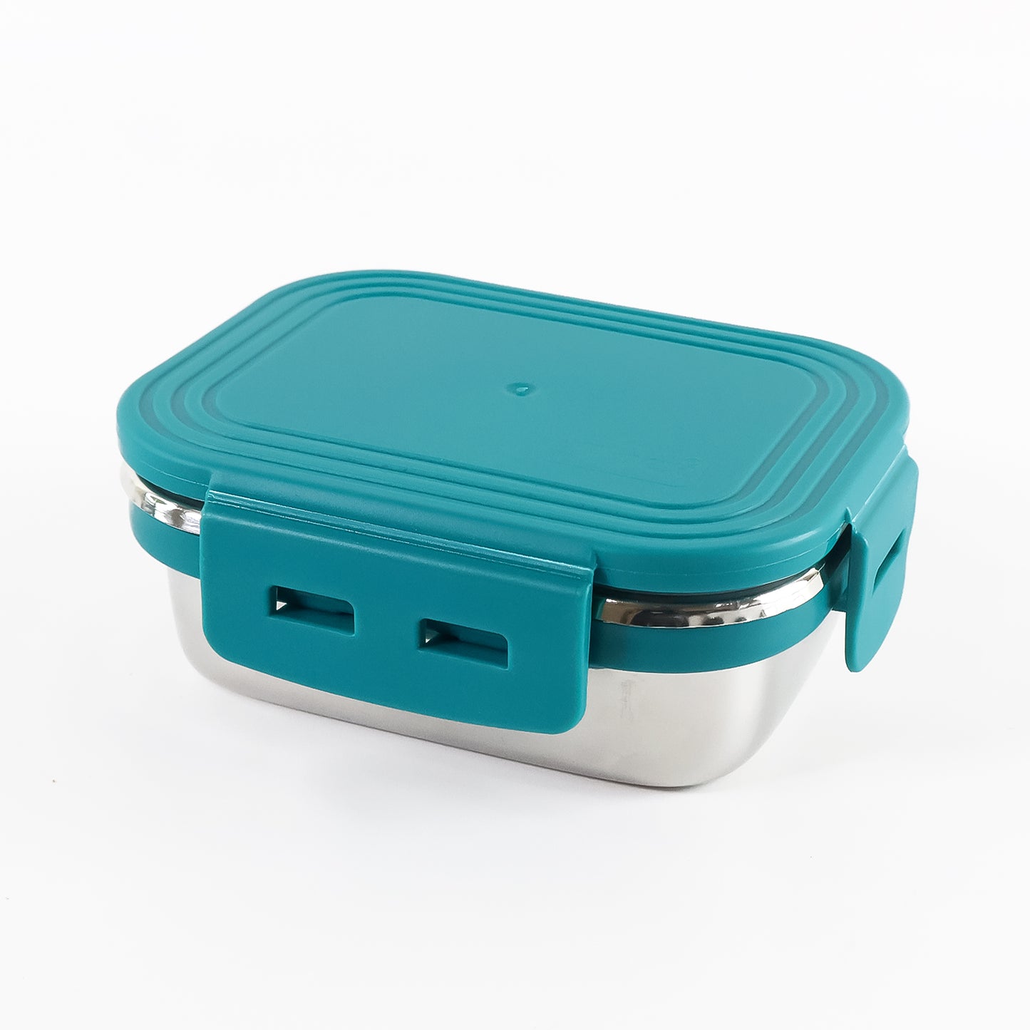 Wukusy Apex stainless steel mini stack plate food container, 200ml, in a compact, durable design for home and kitchen use.