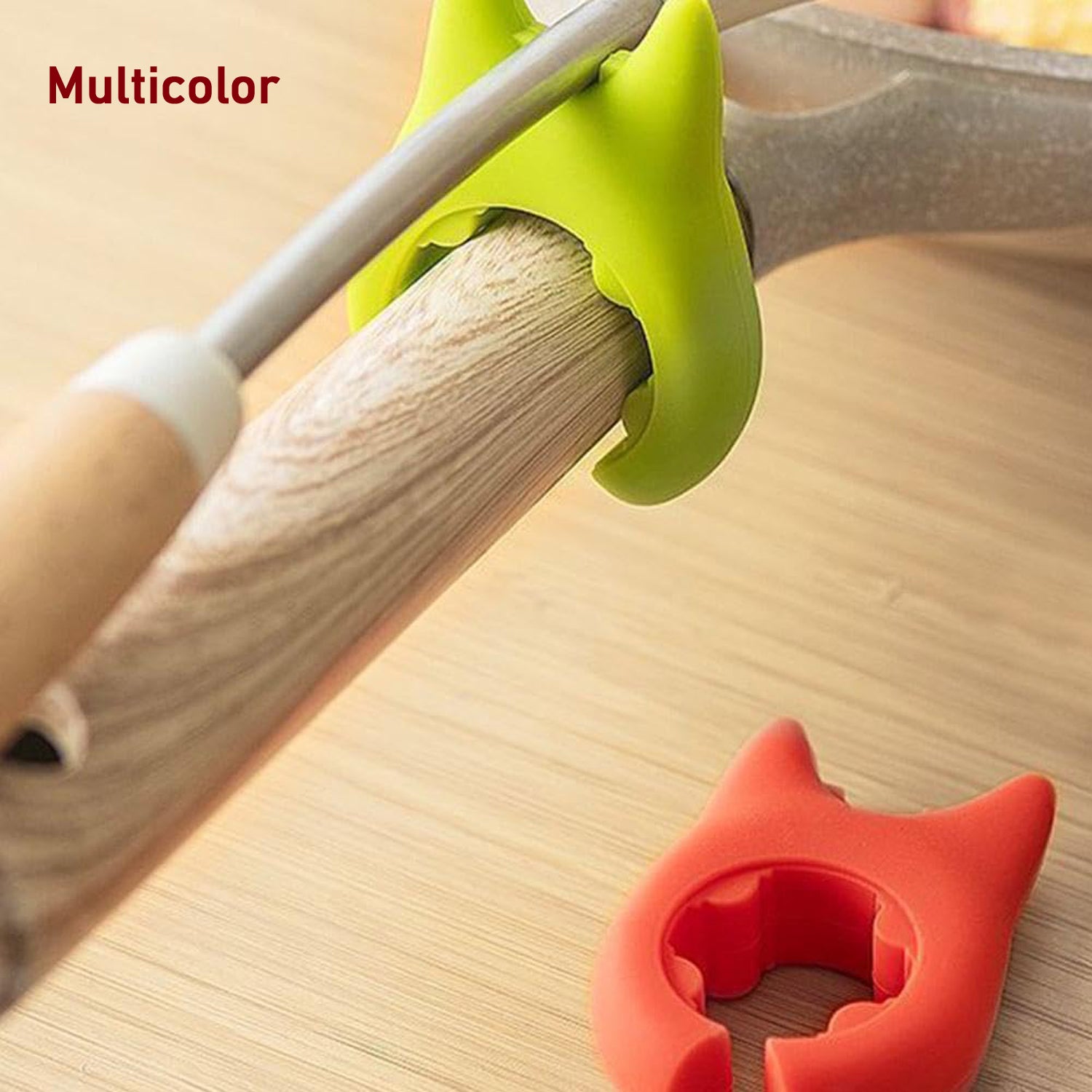 Plastic pot holder from Wukusy for kitchen use, featuring a durable, heat-resistant design suitable for handling hot cookware.