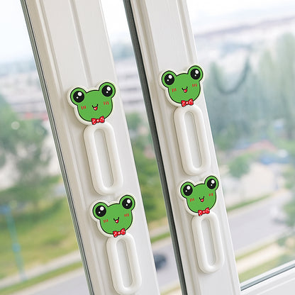 Set of four Wukusy Self Stick Push Pull Helper grips for easy lifting and opening in home and kitchen use.
