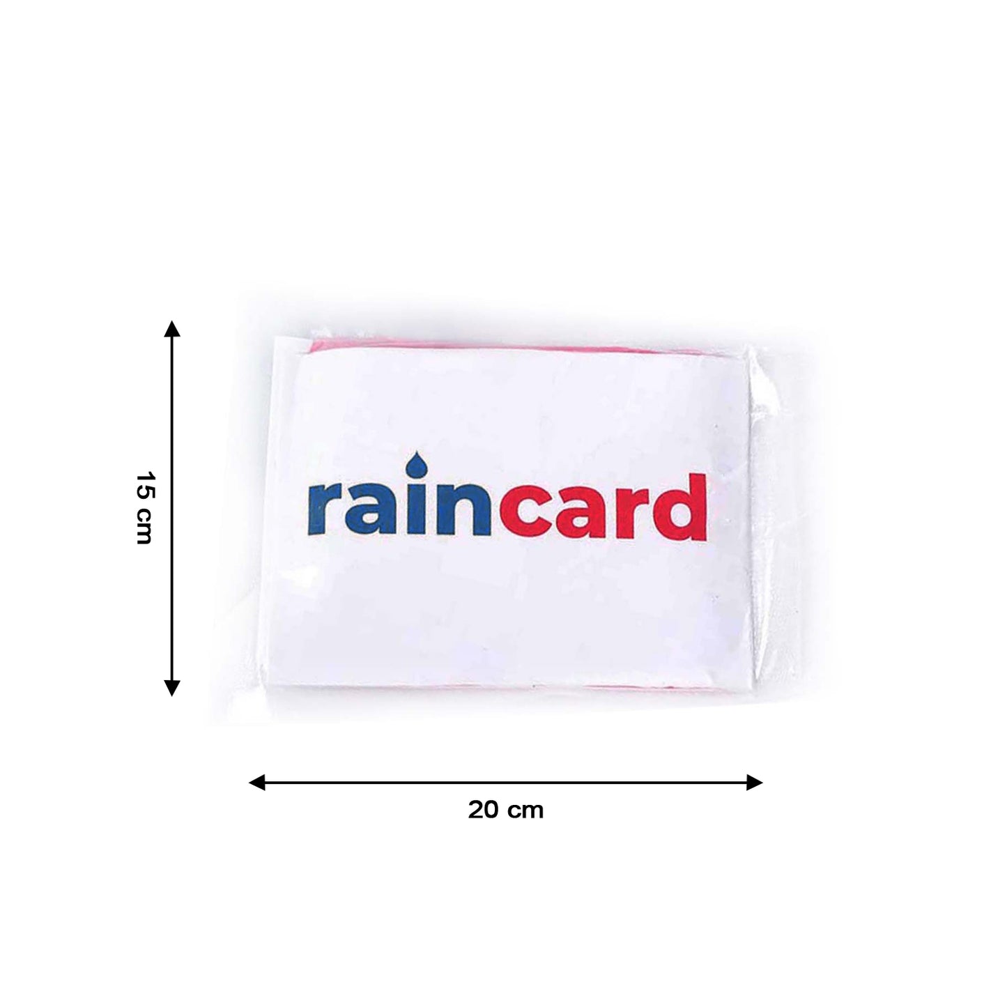 Wukusy 1425a waterproof rain coat pouch, compact and easy to carry emergency rain gear, shown in black with zipper closure