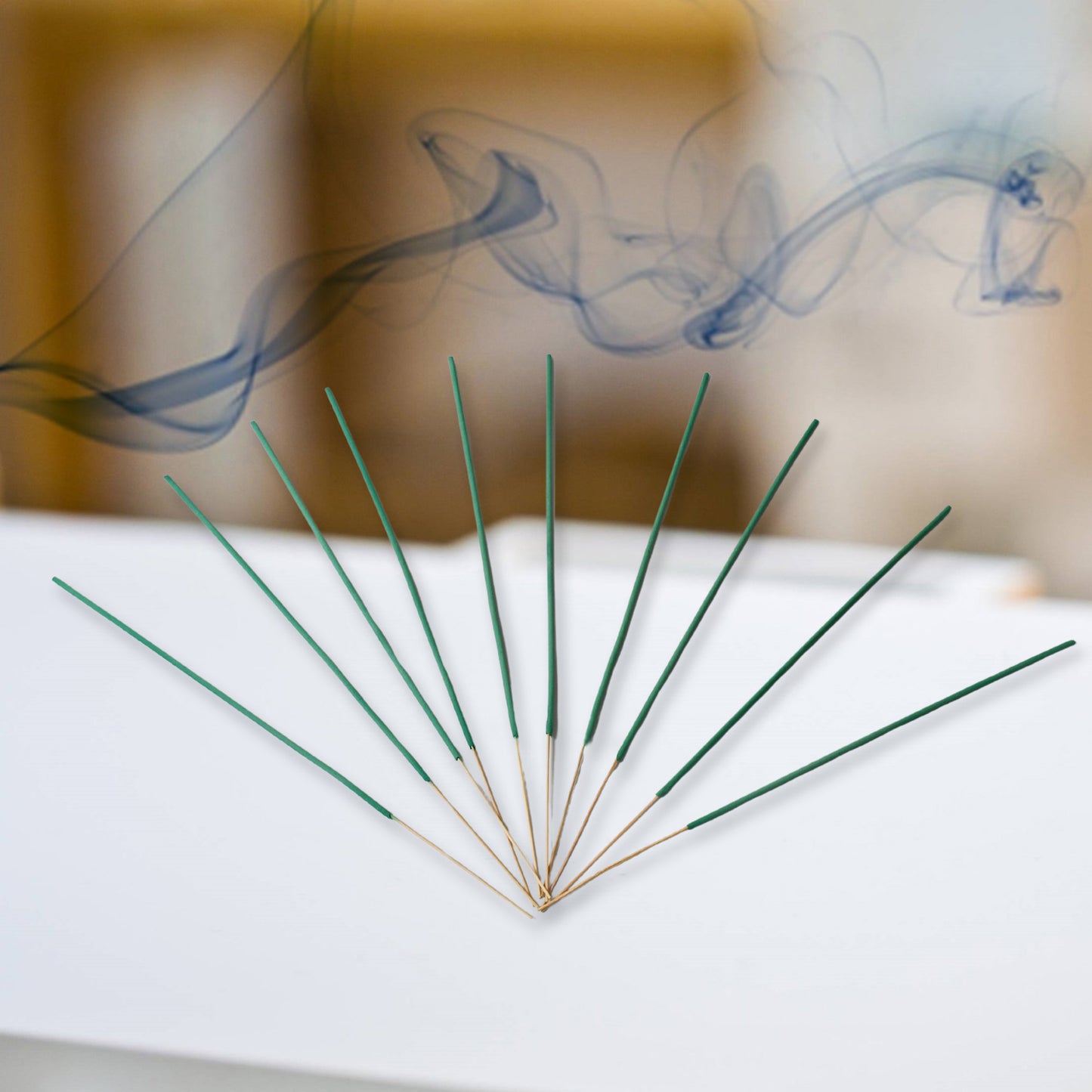 Wukusy herbal mosquito incense sticks box with 12 packets of natural mosquito repellent agarbatti sticks.