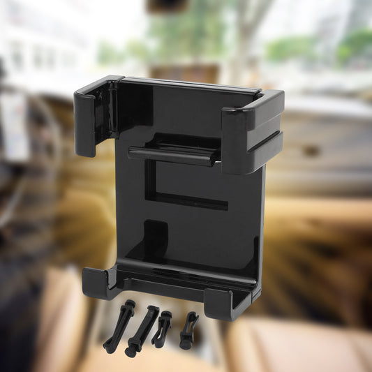 Wukusy smartphone car phone holder attached to car air conditioning vent, holding mobile phone for GPS and navigation.